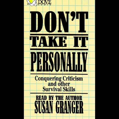 Don't Take It Personally by Susan Granger