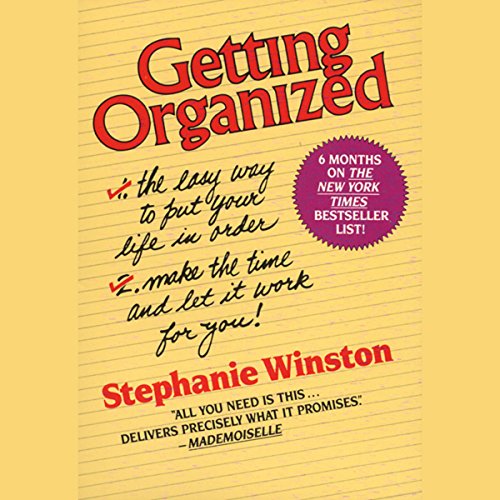 Getting Organized by Stephanie Winston