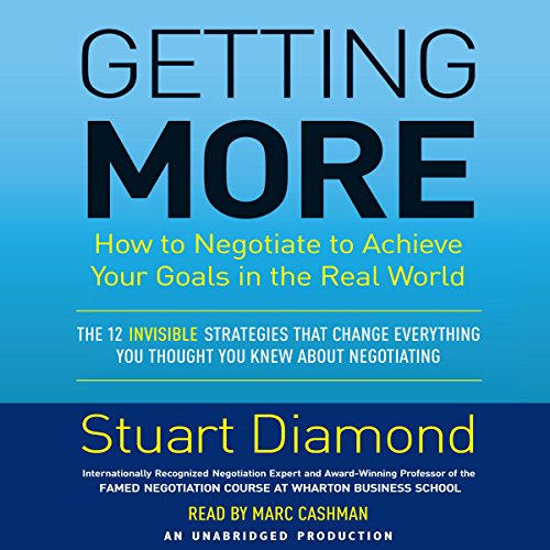 Getting More by Stuart Diamond
