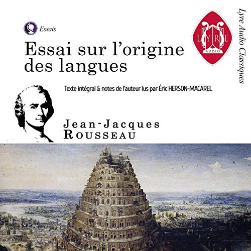 Essai sur l'origine des langues