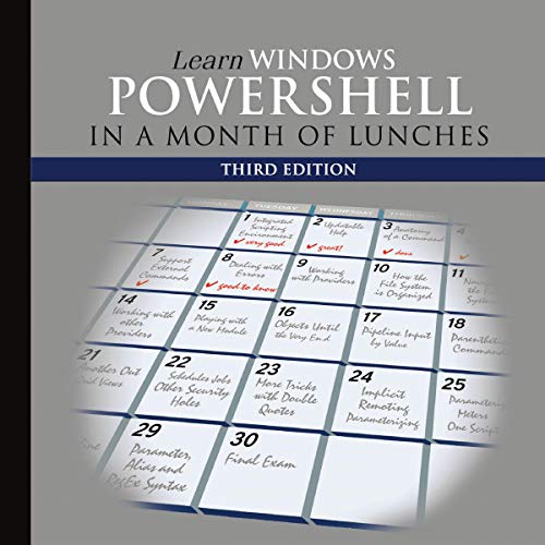 Learn Windows PowerShell in a Month of Lunches by Donald W. Jones