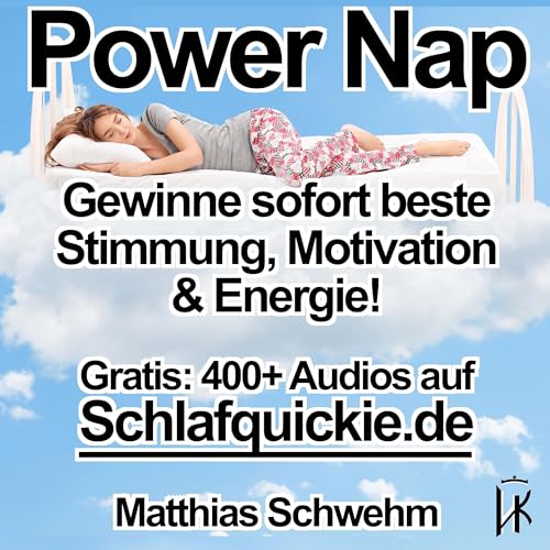 #Powernap Power Napping (deutsch, gratis) by www.Schlafquickie.de (gratis!) | 2.000.000+ Abrufe | Matthias Schwehm Experte für Gruppenhypnose seit 26 Jahren Begründer von HypnoKing® bekannt aus Funk & TV