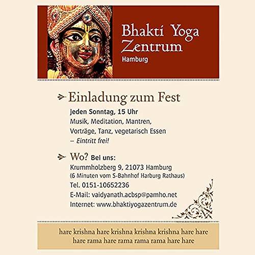 Vorträge im Bhakti Yoga Zentrum Hamburg by Bhakti Yoga Zentrum Hamburg