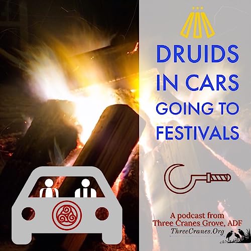 Druids In Cars, Going To Festivals by Three Cranes Grove ADF