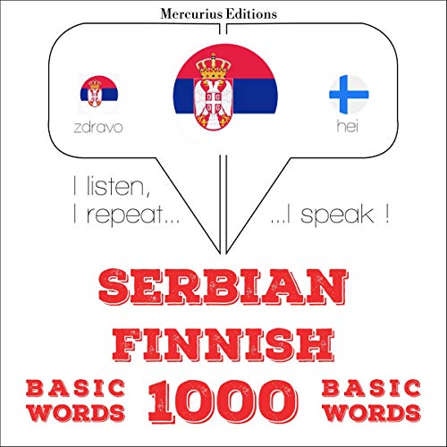 Serbian - Finnish. 1000 basic words by J. M. Gardner