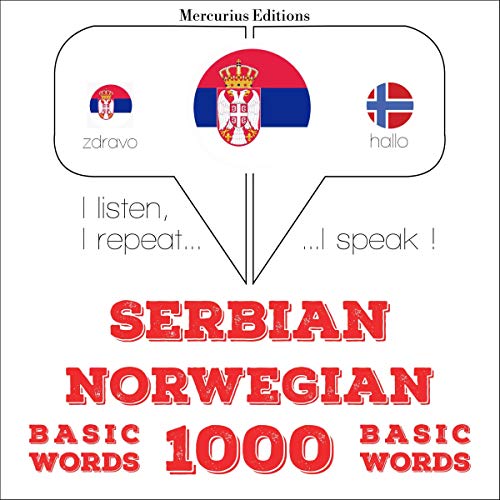 Serbian - Norwegian. 1000 basic words by J. M. Gardner