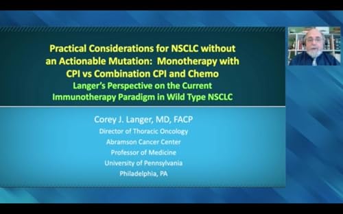 Lung Cancer | Oncology Today with Dr Neil Love: Role of Immune Checkpoint Inhibitors in the Management of Metastatic NSCLC without Actionable Mutations by Unknown
