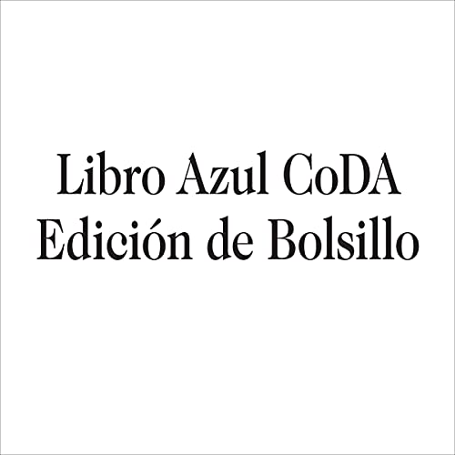 Libro azul coda edición de bolsillo [CoDA Blue Book Pocket Edition]