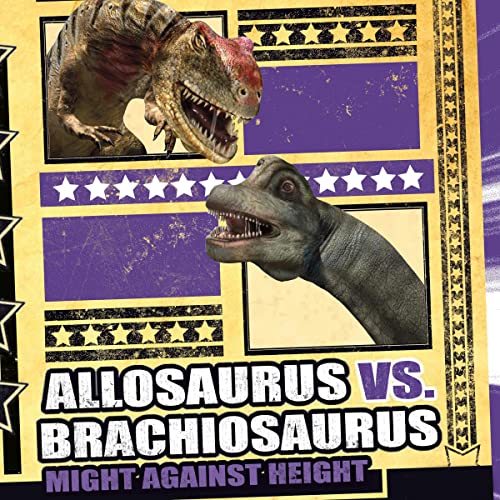 Allosaurus vs. Brachiosaurus by Michael O'Hearn
