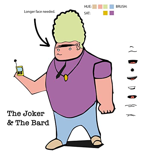 The Joker and The Bard by Harrison Perry Jimmy Herrity Fin Lebowski