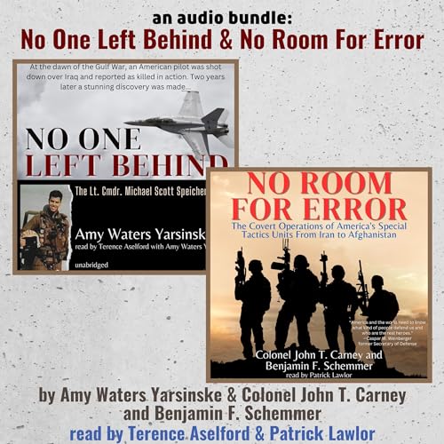 An Audio Bundle: No One Left Behind & No Room for Error by Amy Waters Yarsinske