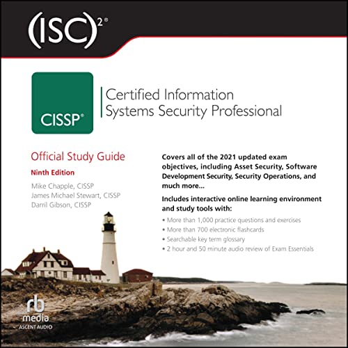 (ISC)2 CISSP Certified Information Systems Security Professional Official Study Guide 9th Edition by Mike Chapple