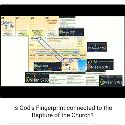 Is God's Fingerprint connected to the Rapture of the Church? by Unknown