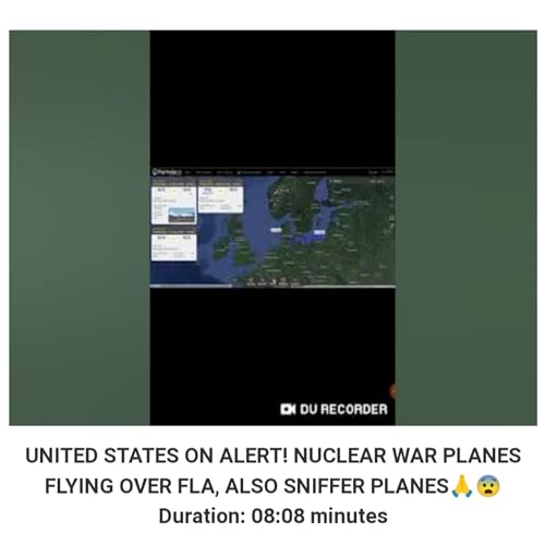 UNITED STATES ON ALERT! NUCLEAR WAR PLANES FLYING OVER FLA, ALSO SNIFFER PLANES🙏😨 Duration: 08:08 by Unknown