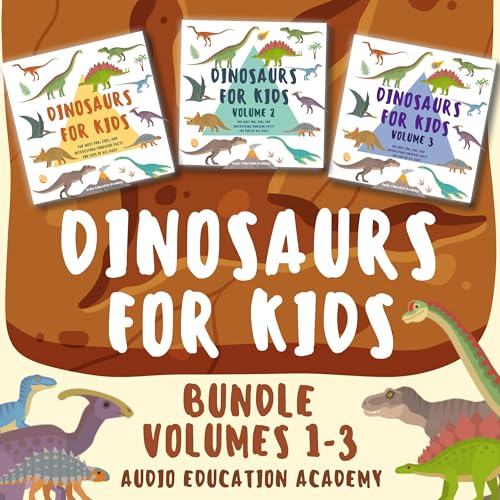 Dinosaurs for Kids Bundle, Volumes 1-3