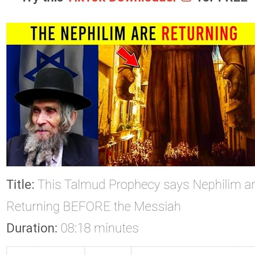 This Talmud Prophecy says Nephilim are Returning BEFORE the Messiah by Unknown
