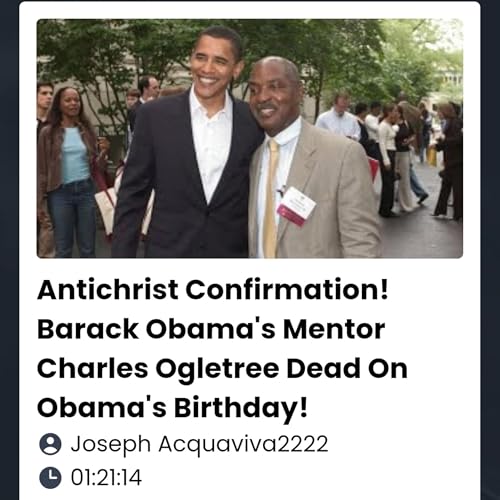 Antichrist Confirmation! Barack Obama's Mentor Charles Ogletree Dead On Obama's Birthday! by Unknown