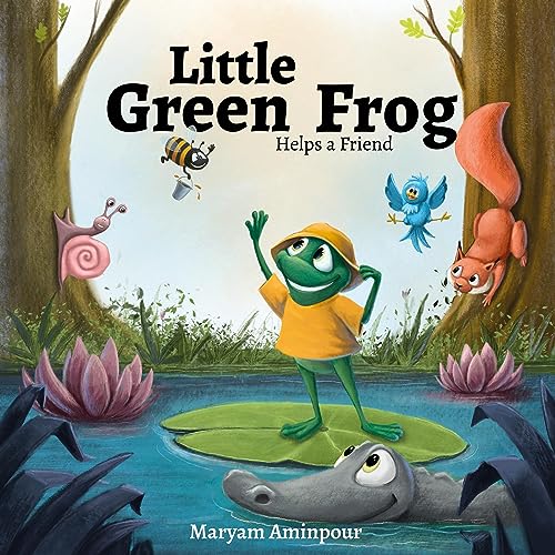 Little Green Frog Helps a Friend