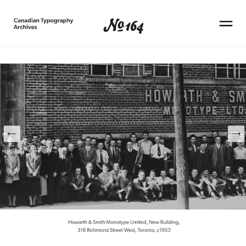 Preserving Canada's Type History with the Canadian Typography Archives and Sam Archibald by Unknown