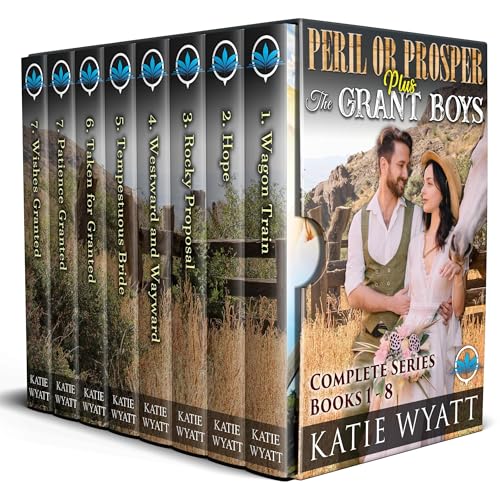 8 Book Complete Series Peril or Prosper Plus The Grant Boys by Katie Wyatt