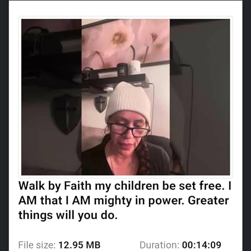 Walk by Faith my children be set free. I AM that I AM mighty in power. Greater things will you do. by Unknown