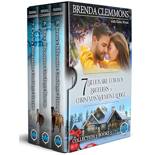 Seven Billionaire Cowboy Brothers at Christmas Wilmont Lodge Collection 2 Books 5 - 7