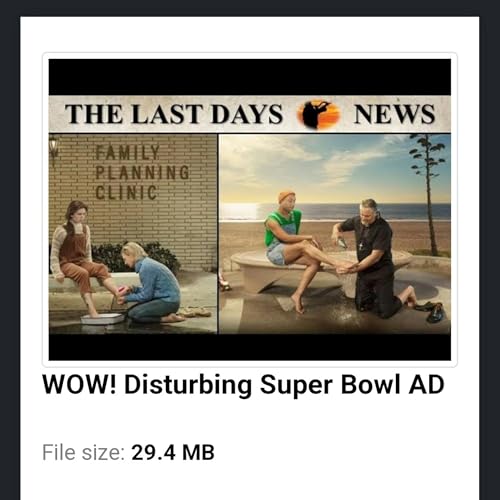 WOW! Disturbing Super Bowl AD by Unknown