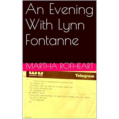 An Evening With Lynn Fontanne