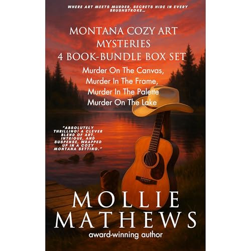 Montana Cozy Art Mysteries 4-Book-Bundle Box Set