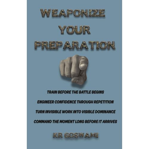 Weaponize Your Preparation by KR Goswami