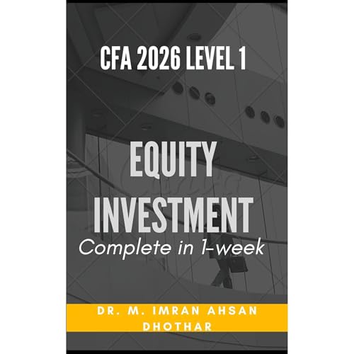 CFA Level 1: Equity investments for 2026