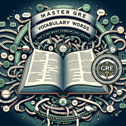 Master GRE Vocabulary Words: The 5,000 Most Common GRE Words with Example Sentences and Stories