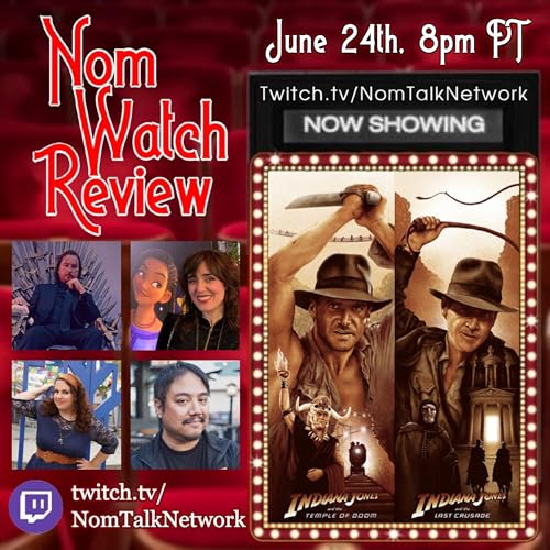 "Indiana Jones & the Temple of Doom" (1984) & "Indiana Jones & The Last Crusade" (1989) Film Review - Nom Watch Review w/ Alejandro Cowie, Katie Tidwell, Julie Raelyn & Mikey Flores by Unknown