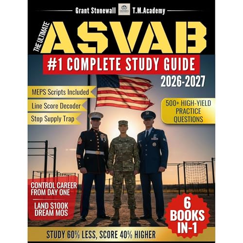 ASVAB Complete Study Guide 6-in-1 by Grant Stonewall