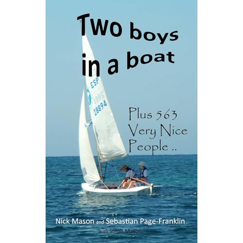 Two boys in a boat by Steph Mason