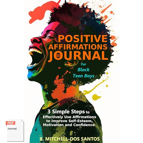 Positive Affirmations Journal for Black Teen Boys