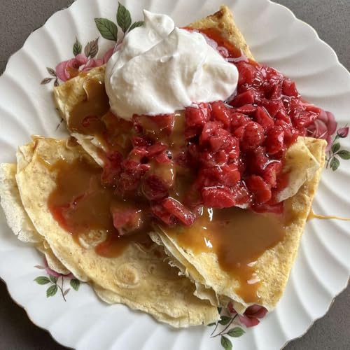 S4 E41 Strawberry & Caramel Pancakes with Norwegian Brown Cheese by Unknown