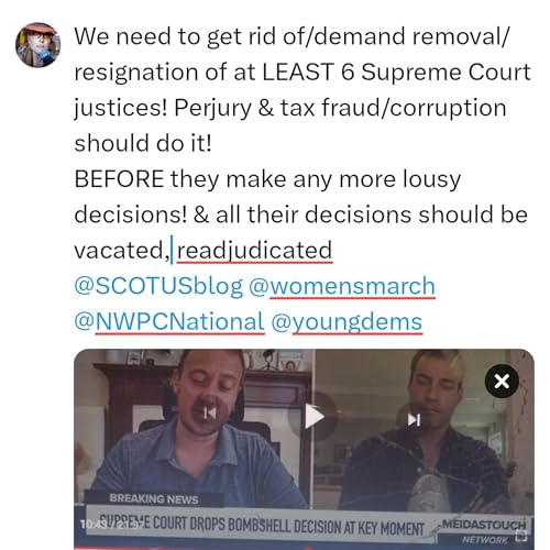 SUPREME COURT TAKING AWAY OUR FREEDOMS AS WE SPEAK! DO SOMETHING, AMERICA! #MEIDASTOUCH #BREAKING by Unknown