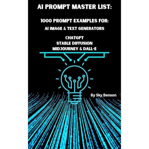 AI PROMPT MASTER LIST: 1000 PROMPT EXAMPLES FOR: AI IMAGE & TEXT GENERATORS