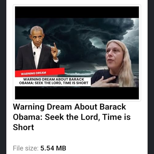 Warning Dream About Barack Obama: Seek the Lord, Time is Short by Unknown