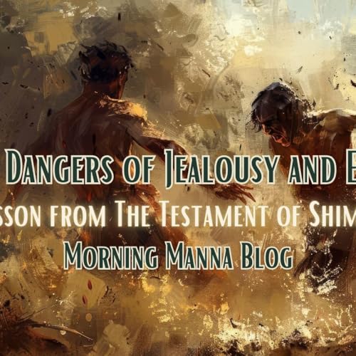 The Dangers of Jealousy and Envy || Morning Manna Blog by Unknown