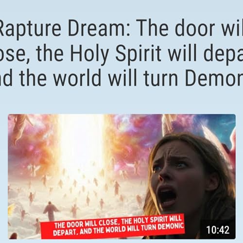 Rapture Dream: The door will close, the Holy Spirit will depart, and the world will turn Demonic