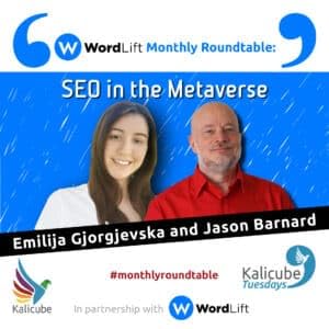 SEO in the Metaverse (Emilija Gjorgjevska and Jason Barnard)