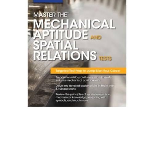 [PDF] Master The Mechanical Aptitude and Spatial Relations Test (Peterson's Master the Mechanical Aptitude & Spatial Tests) Full by Unknown