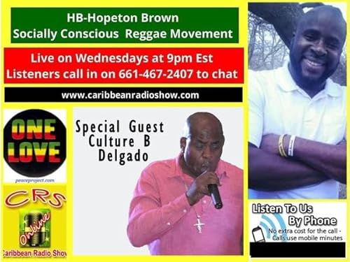 Reggae Wednesdayz - Hopeton Brown with Special Guest - Culture B Delgado by Unknown