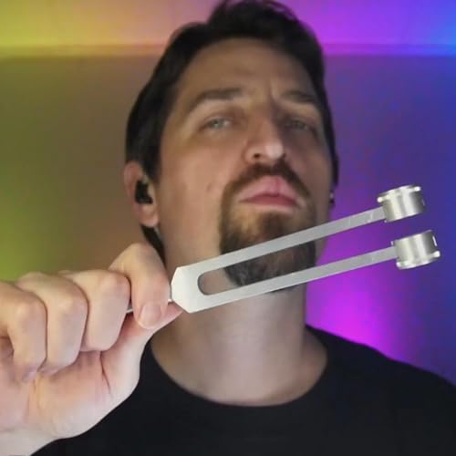 ASMR Meditation Humming 128Hz Tuning Fork ♥ Heart Chakra (No Talking) Binaural