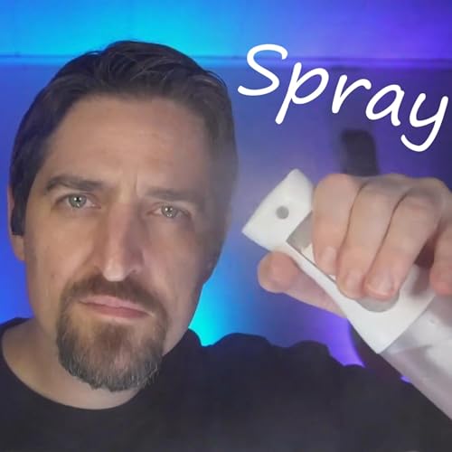ASMR Spray Bottle Mist Rain Wiping Your Wet Face Binaural