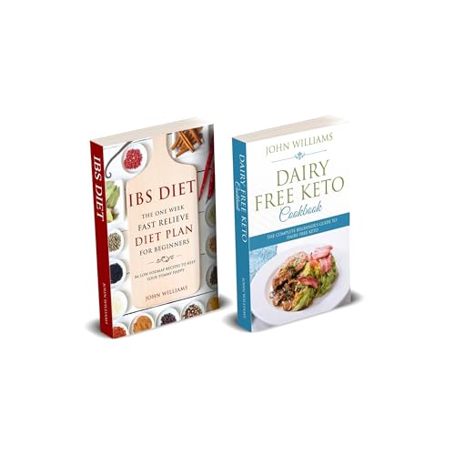Dairy Free keto Low Fodmap diet: Bundle 2 books in 1 Box Set: