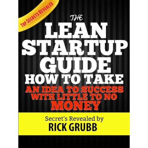 The Lean Startup Guide: How To Take An Idea To Success With Little To No Money