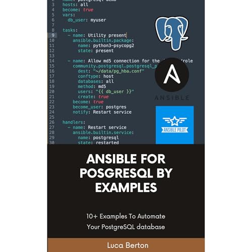 Ansible For PostgreSQL by Examples by Luca Berton